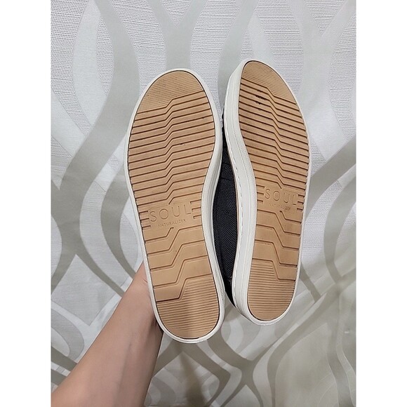 Natural Soul by Naturalizer Black Kemper Slip On Mesh Comfort No Slip Sneaker - Picture 6 of 7